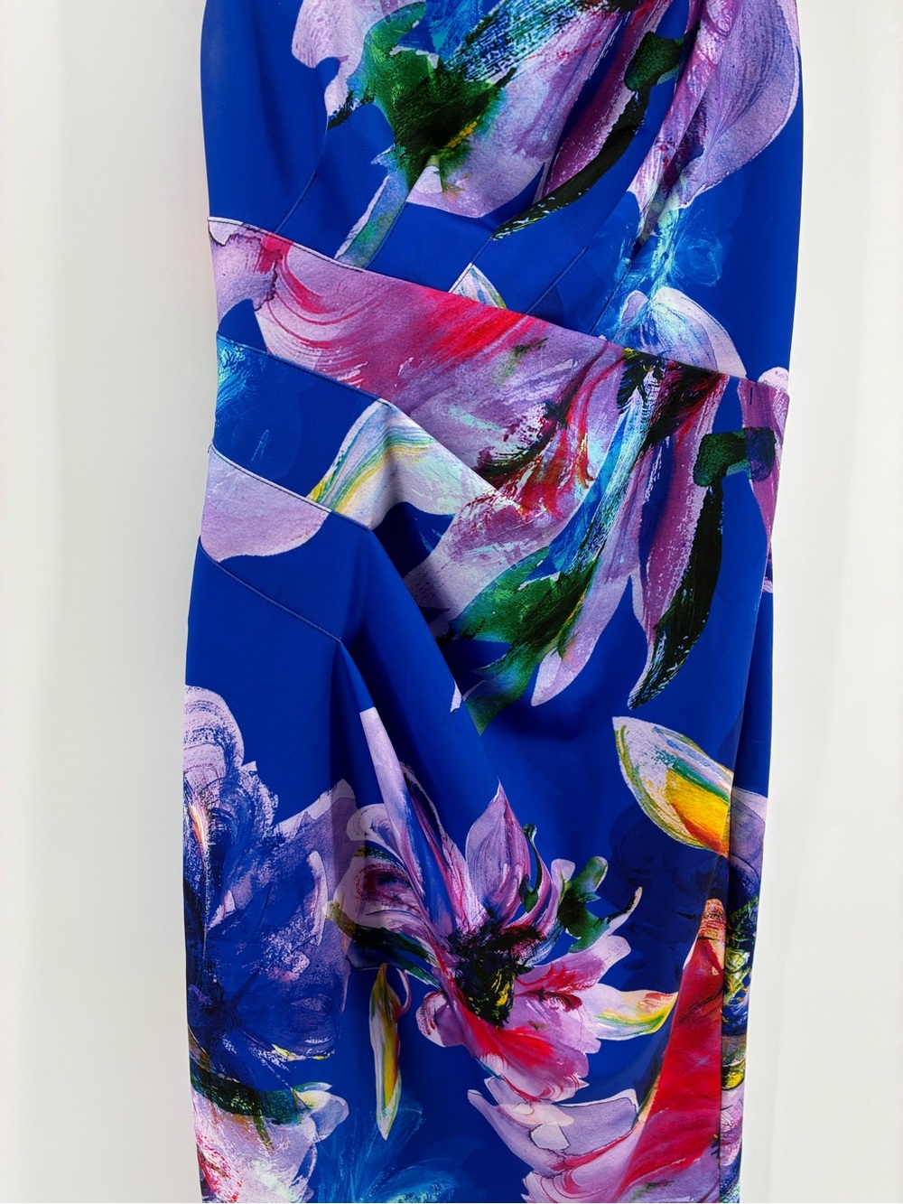 Joseph Ribkoff Blue Floral-Print Midi Dress - Picture 3 of 12